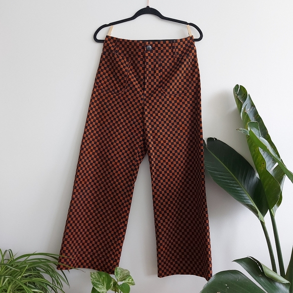 Maeve Pants - Anthropologie The Colette Cropped Wide Leg Pants by Maeve
